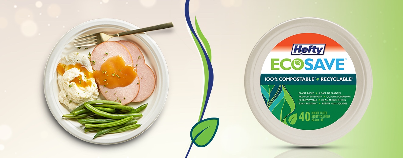 Hefty ECOSAVE™ Dinner Plates Hefty